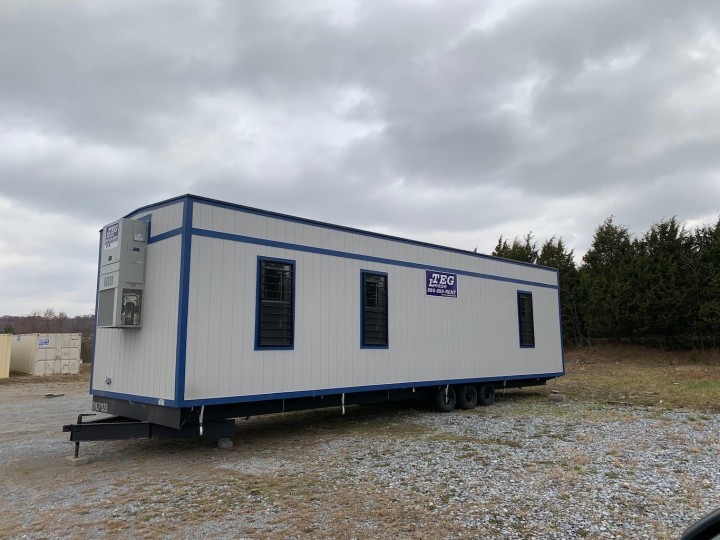 Mobile office trailer for rent