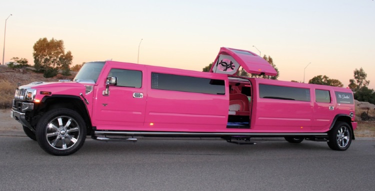 Pink Limo for party - Image 1 of 1