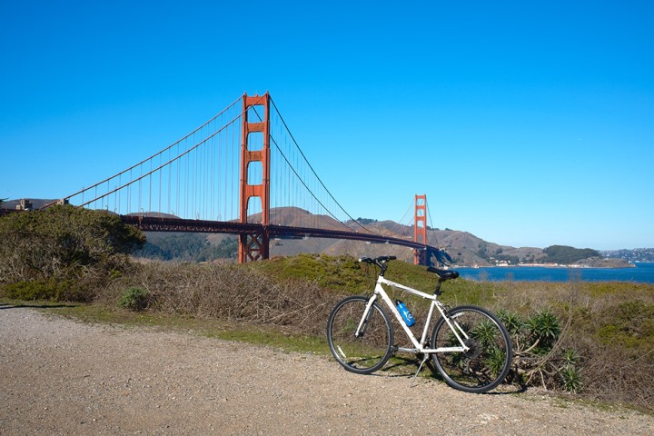 Bicycle for exploring the surroundings