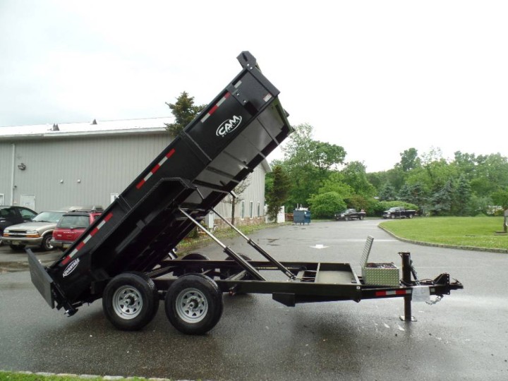 7X14 Dump Trailer 15,400lb. GVWR Dual Piston