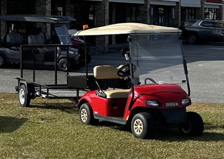 Golf Cart with Trailer