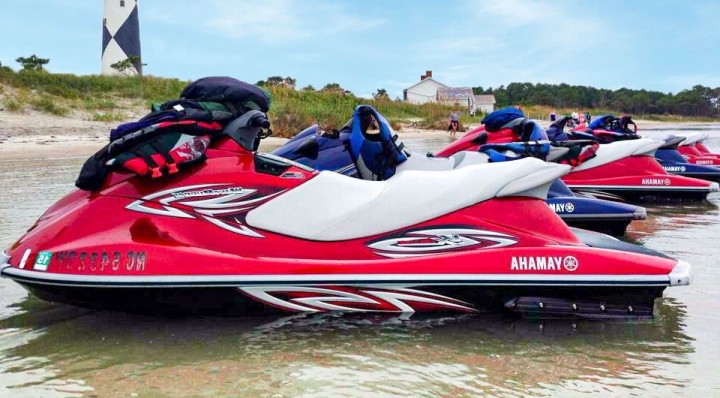 Jet Ski Tours Along The Outer Banks Island