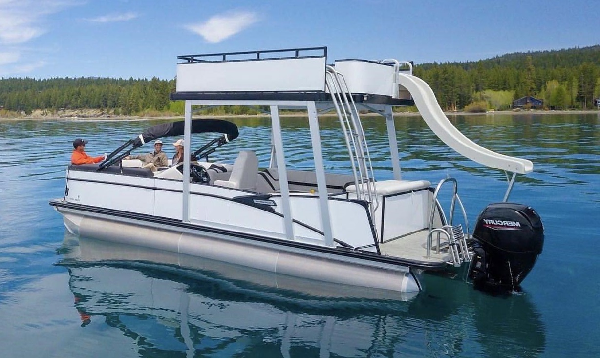 Pontoon Party Boat Lake Tahoe - Image 1 of 1