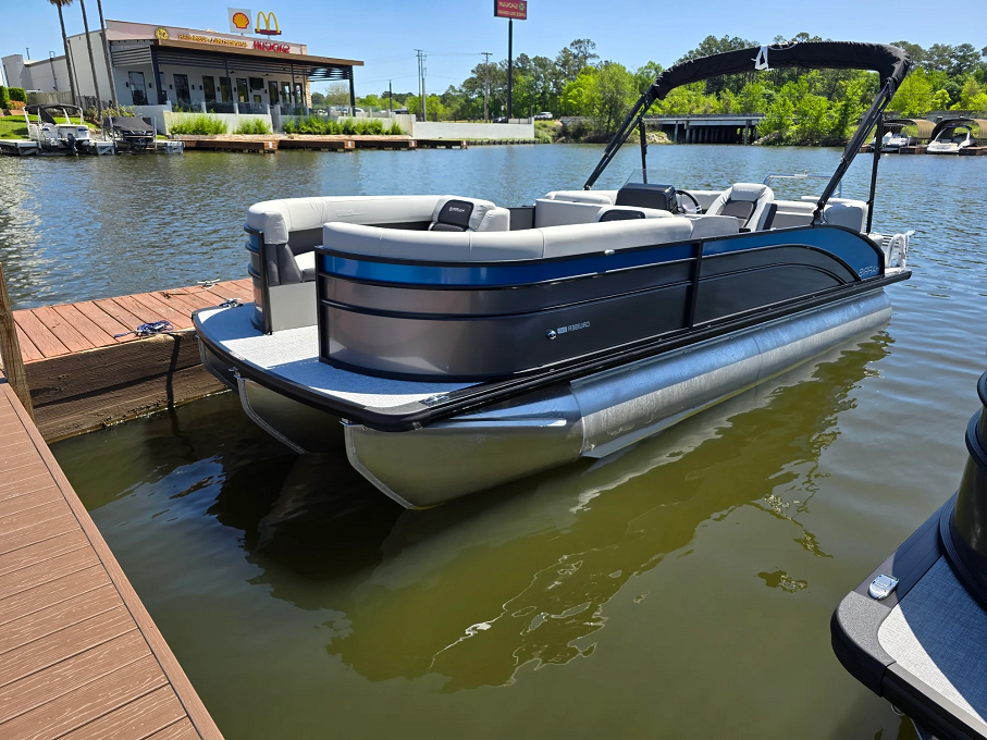 Pontoon Party Boat On Lake Conroe - Image 1 of 1