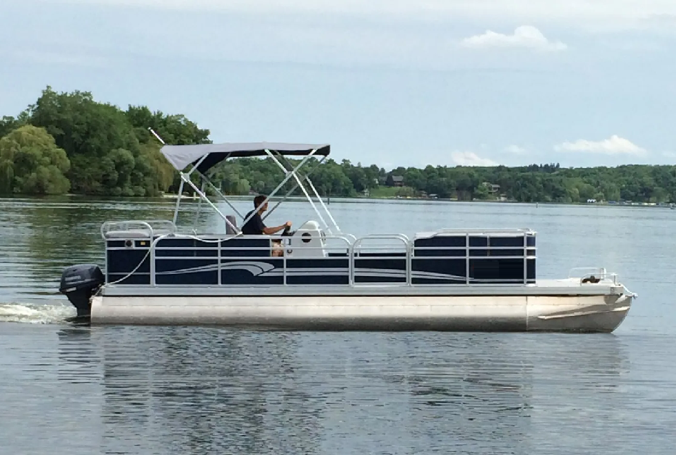 Lake Minnetonka Party Pontoon Boat - Image 1 of 1