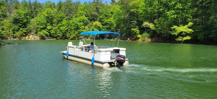 Lake James Pontoon Boat