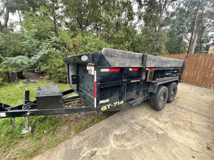 GT-714 7x14 Dump Trailer - Daily/Weekly Rates - Lowcountry Area!