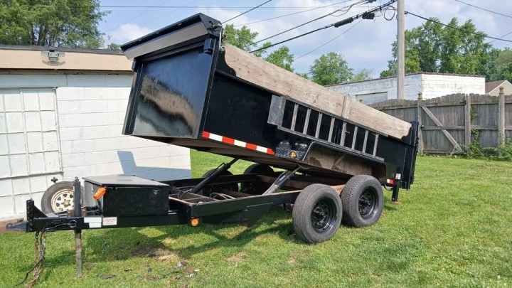 6x12 Dump Trailer 10,000 lbs GVWR - Ideal for Small-Medium Jobs