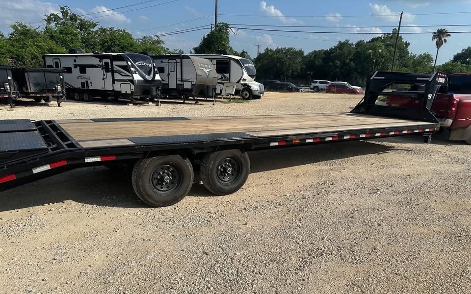 Heavy-Duty 30&#039; Gooseneck Flatbed Trailer - Load Anything w/ Our Extra-Wide Ramps - Image 1 of 1