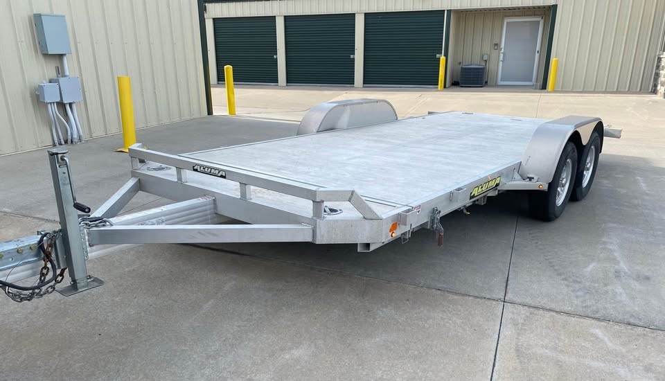 Aluma 7x16 Tilting Flatbed Trailer - Perfect for Nebraska Farms! - Image 1 of 1
