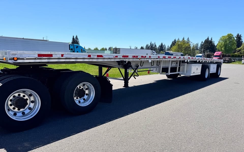 East 48&#039; Aluminum Flatbed Trailer - Oversized Load Expert - Image 1 of 1