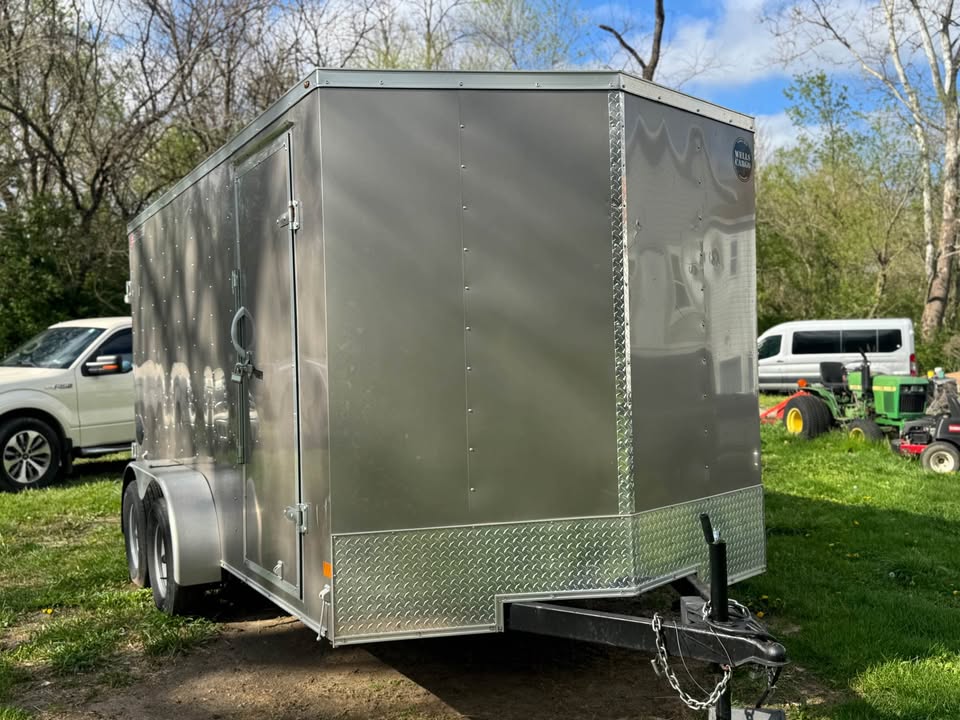 7x14ft Enclosed Cargo Trailer in Indy - Great for Contractors &amp; Small Businesses! - Image 1 of 1