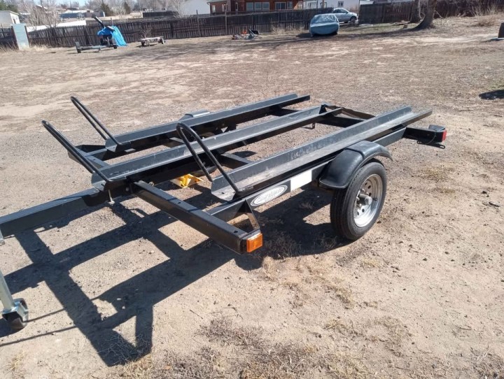 Shore Land’r 3-Rail Motorcycle Trailer