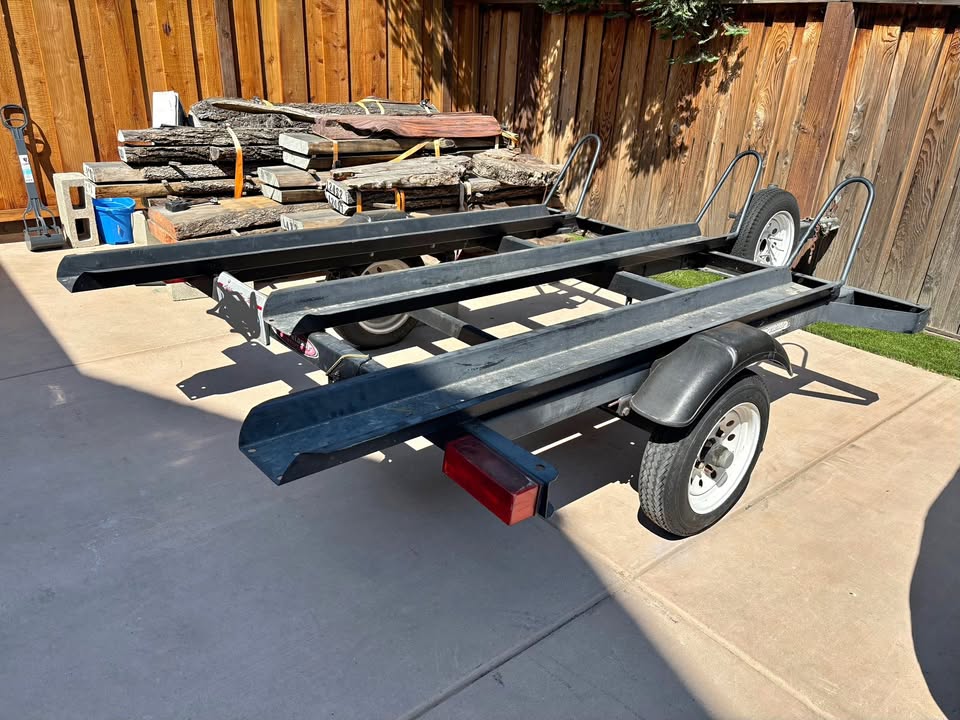 ShoreLand&#039;r 3-Rail Motorcycle Trailer - Fits 3 Dirt/Cruiser/Sport Bikes! - Image 1 of 1