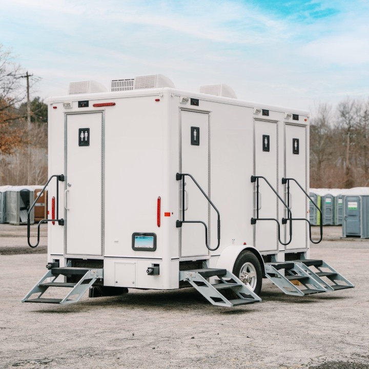 4-Stall Restroom Trailer - Cape Wedding Essential
