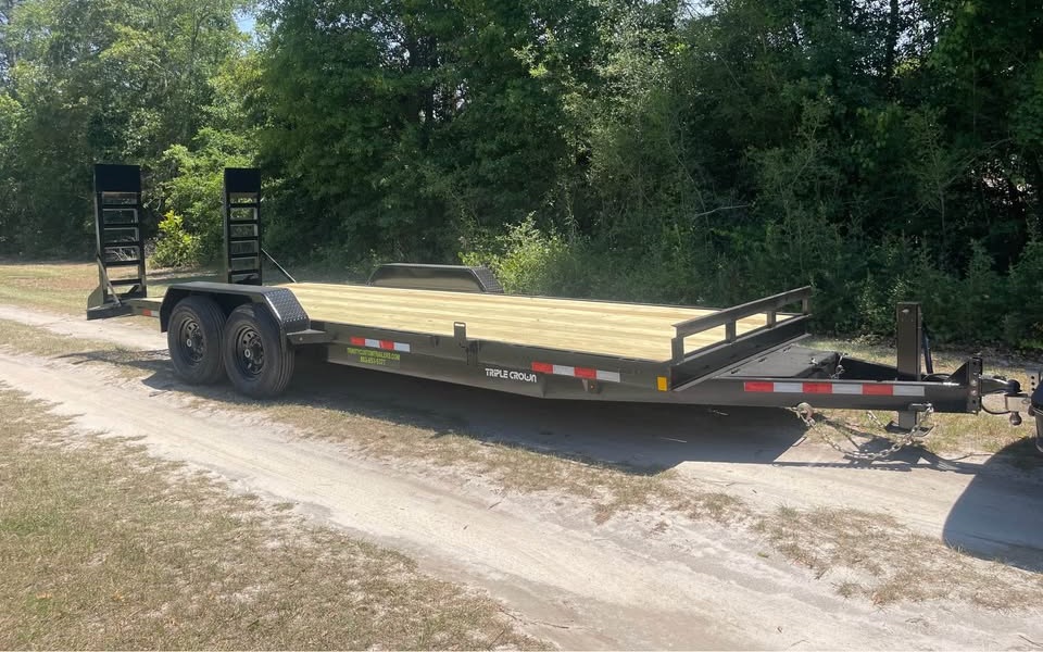 Triple Crown 7x20 14K Equipment Trailer - Great for Tractors, Skid Steers &amp; More! - Image 1 of 1